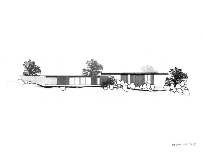 High Desert Retreat house by Aidlin Darling Design