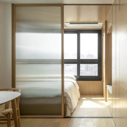 Minimalist micro apartment