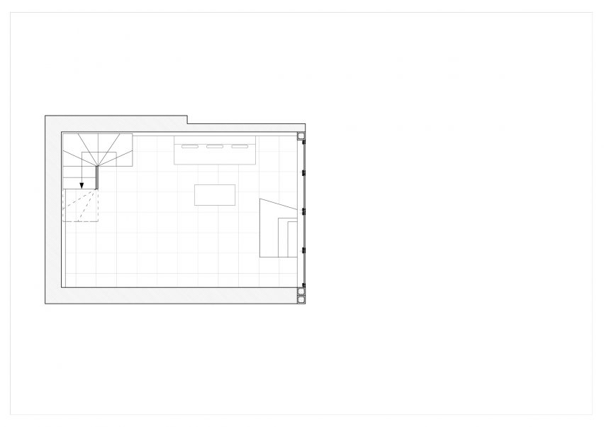 Plan drawing of Staying in Paris