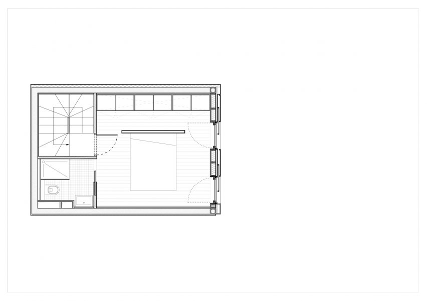 Plan drawing of Staying in Paris