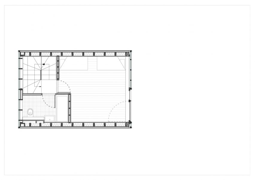 Plan drawing of Staying in Paris