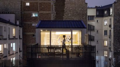 Top floor of Staying in Paris house by Java Architecture
