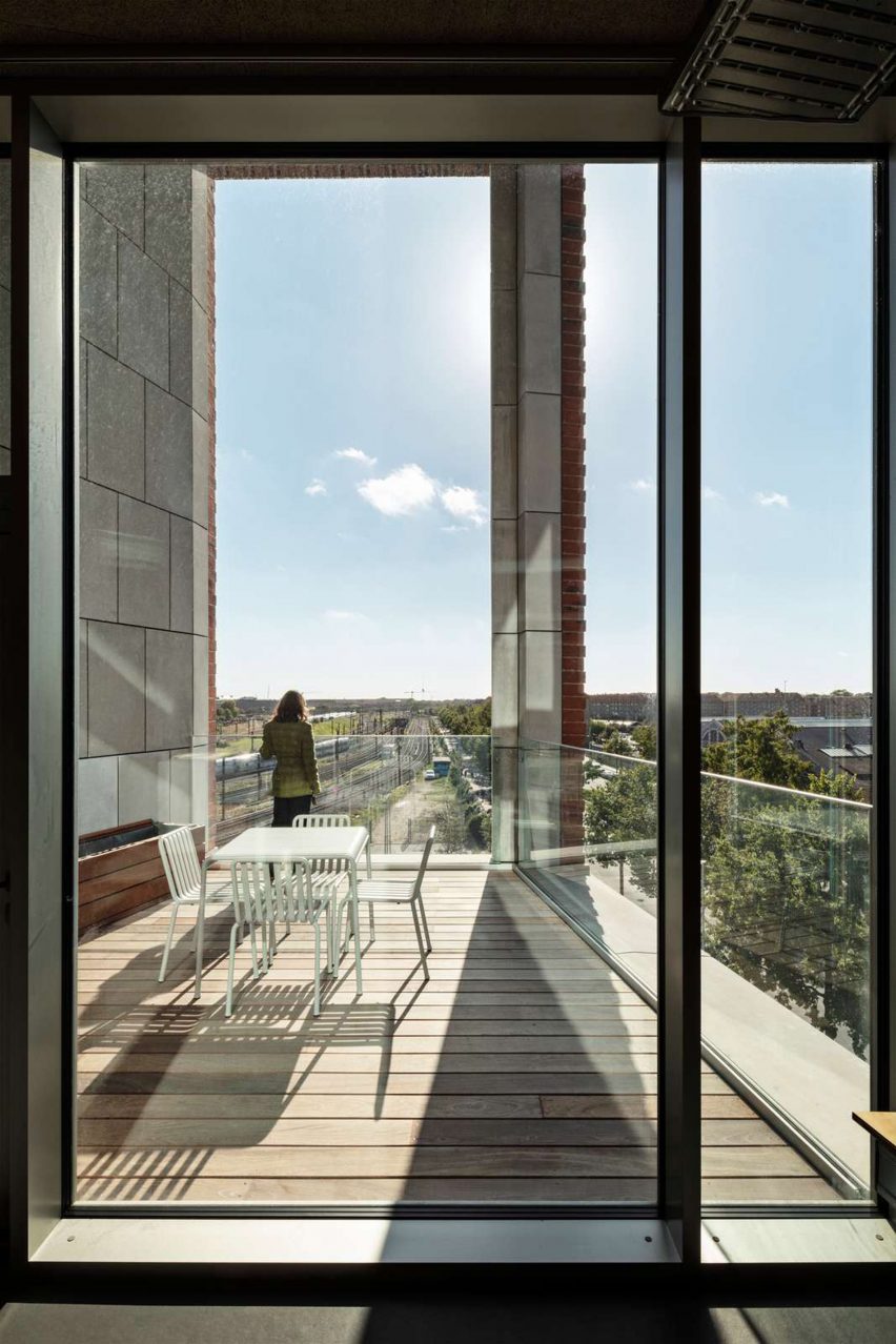 KAB headquarters terrace in Copenhagen