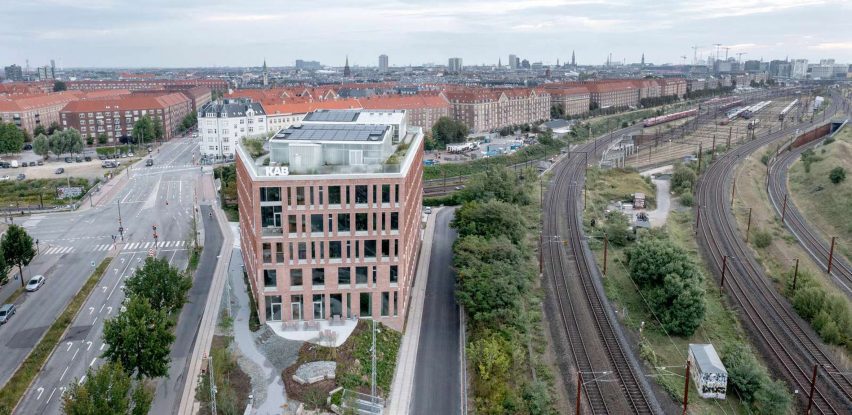 Aerial view of KAB headquarters in Copenhagen