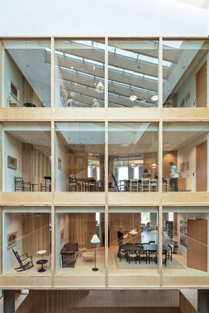 Glazed office spaces