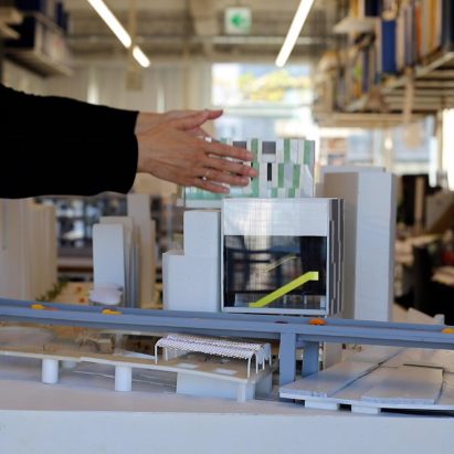 Shibuya Stream architectural model