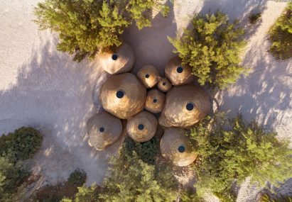 Wellness centre viewed from above