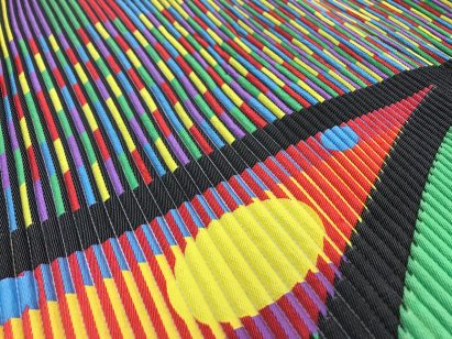 Detail of Lenticular Weave by Antoine Peters