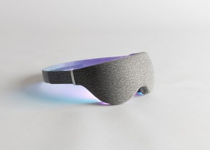 Textile-covered headset for meditation
