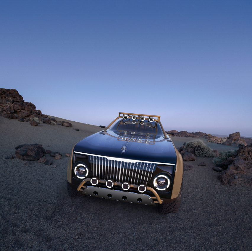 Electric show car by Abloh for Maybach