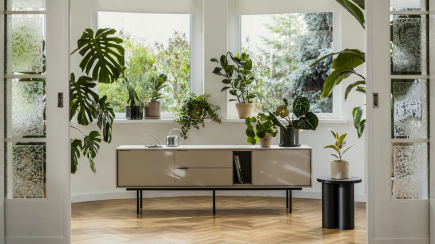 Mod Media Furniture in grey