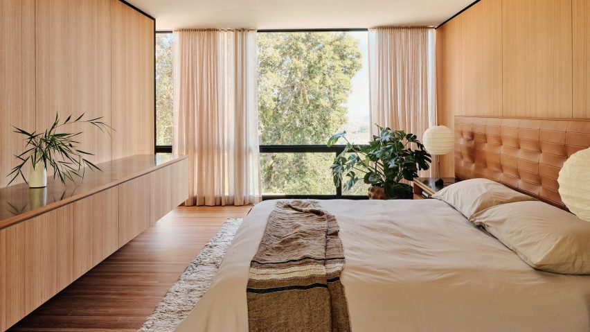 Moore House bedroom in Los Angeles