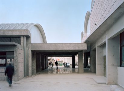 The walkways at the market are wide