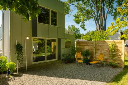 Stainless-steel house in Ann Arbor