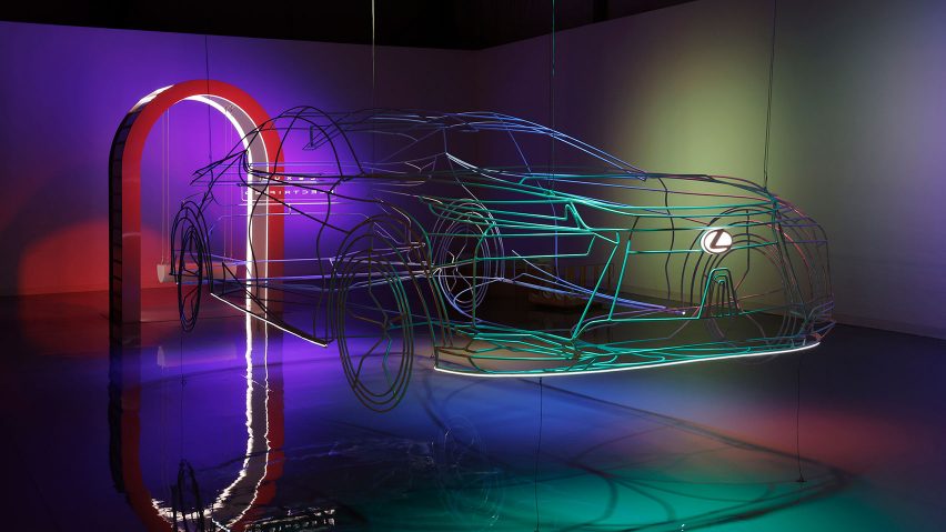 ON/ installation by Germane Barnes and the University of Miami for Lexus
