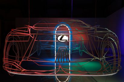 ON/ installation by Germane Barnes and the University of Miami for Lexus