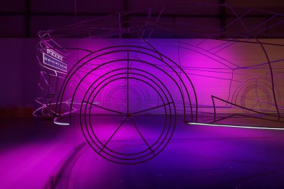 ON/ installation by Germane Barnes and the University of Miami for Lexus