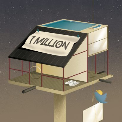 Dezeen now has one million Twitter followers!