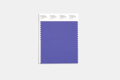 A sample of Very Peri lavender colour