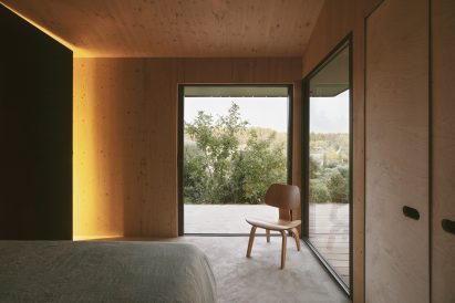 Bedroom in French cabin