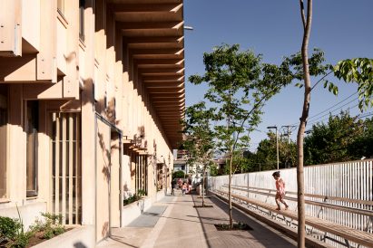Central outdoor area