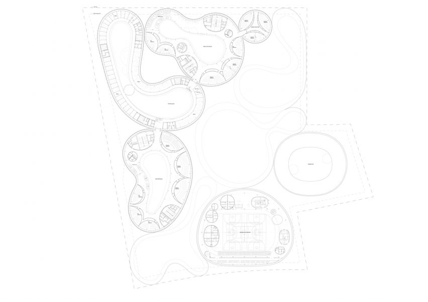 First floor plan of Bocconi Campus