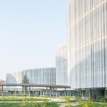 Bocconi Campus has a perforated metal facade