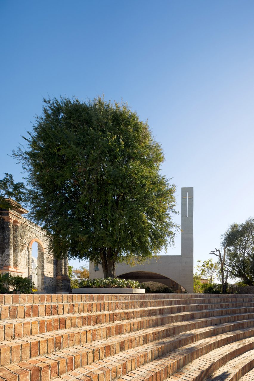 Vaulted church in Mexico