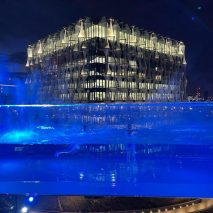 Sky Pool at night