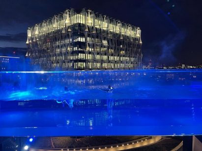 Women in Sky Pool