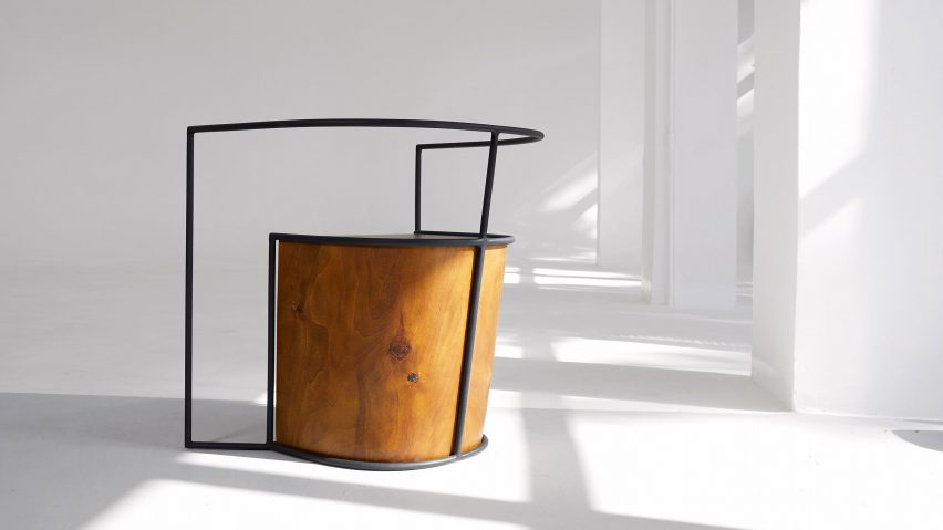 Stubby chair by Nissa Kinzhalina