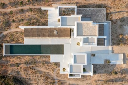 Aerial image of Paros House