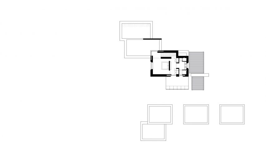 First floor plan of Paros House