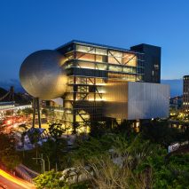 Night shot of Taipei Performing Arts Center