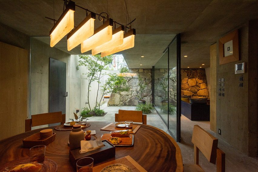 Inside Takamine-cho House