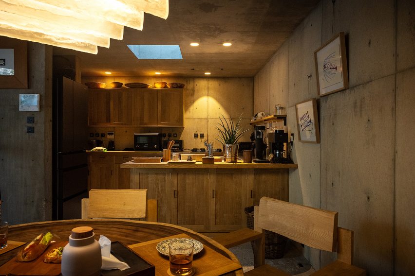 Inside Takamine-cho House