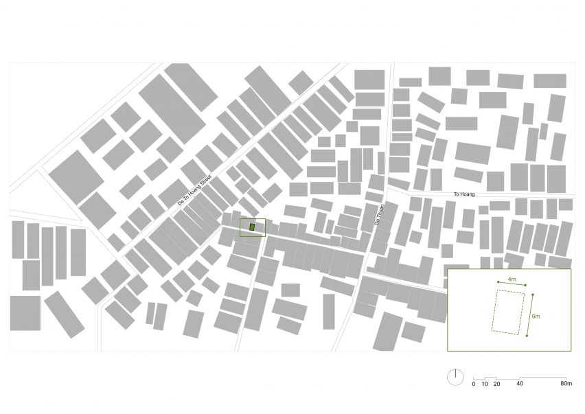 Site plan, TH House by ODDO Architects