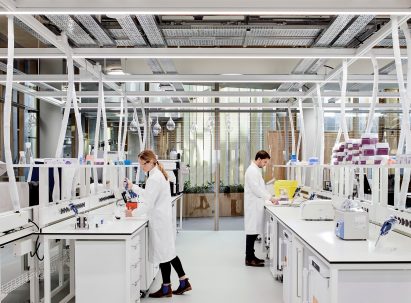 View of laboratory inside The Discovery Centre 