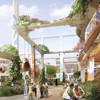 Broad Marsh development Nottingham by Heatherwick Studio