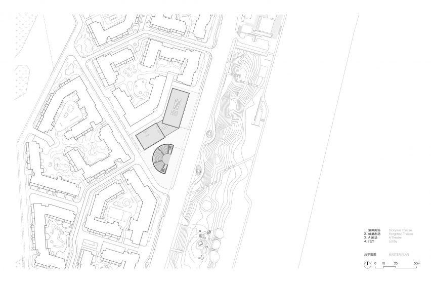 Aranya Theatre complex plan