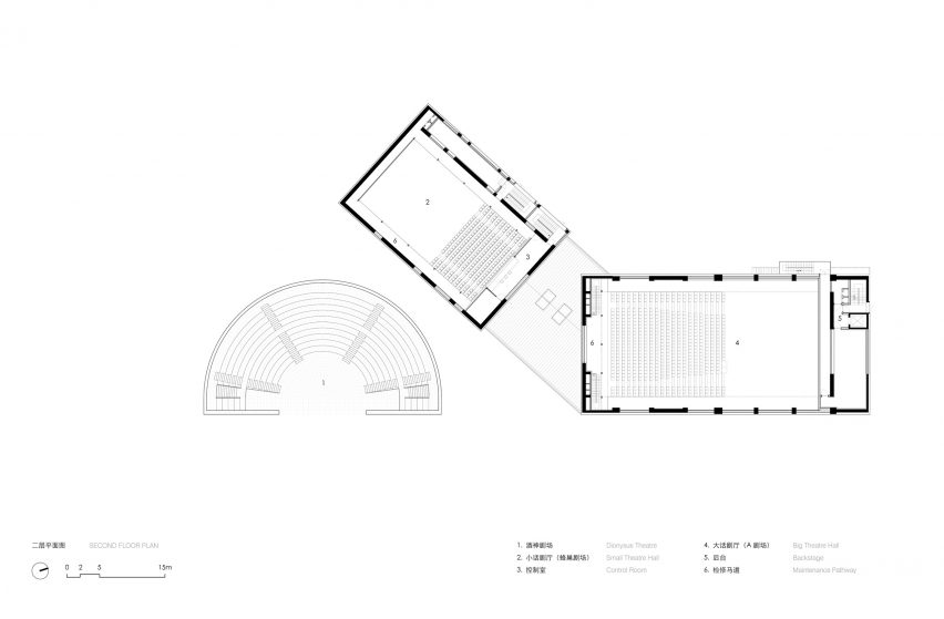 Aranya Theatre complex second floor plan
