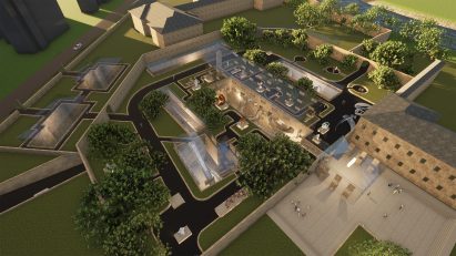 Render of the site of the project reimagining Australia's first female prison