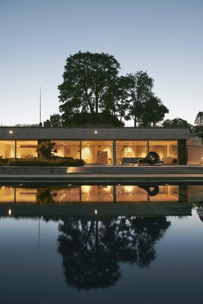 Low-lying Norwegian villa
