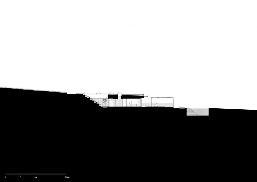 Section of Villa Aa by CF Møller Architects