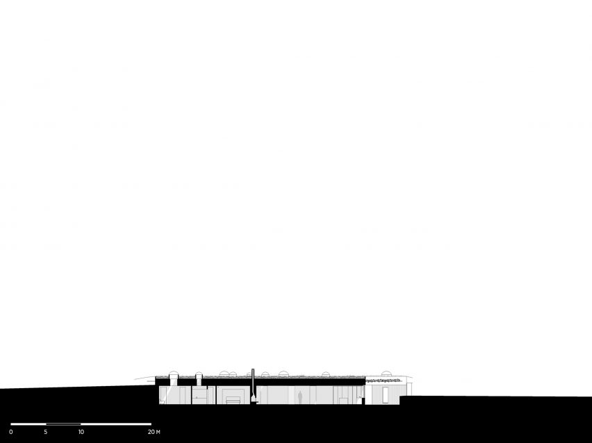 Section of Villa Aa by CF Møller Architects