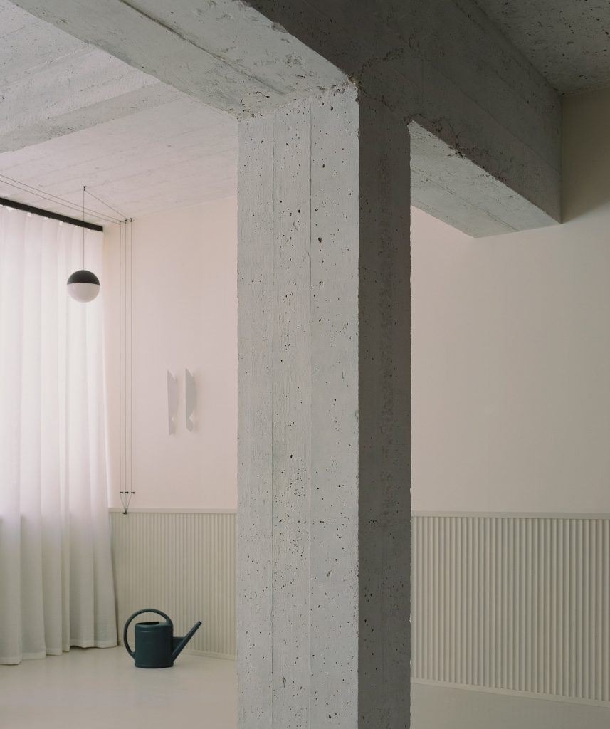 Interiors of The Whale apartment in Paris designed by Clément Lesnoff-Rocard