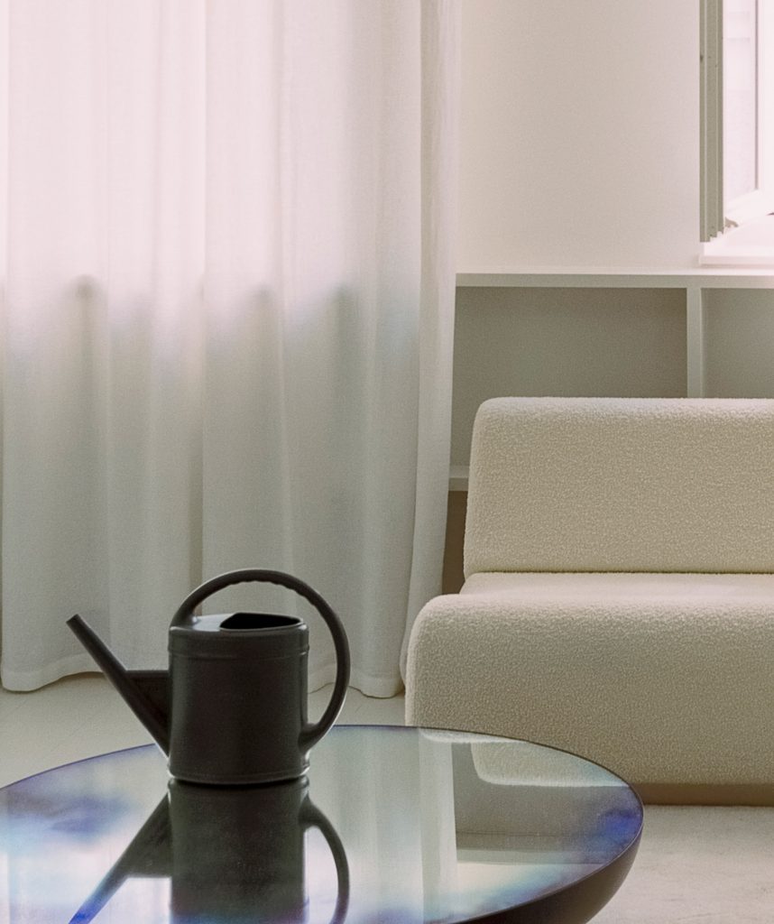 Interiors of The Whale apartment in Paris designed by Clément Lesnoff-Rocard