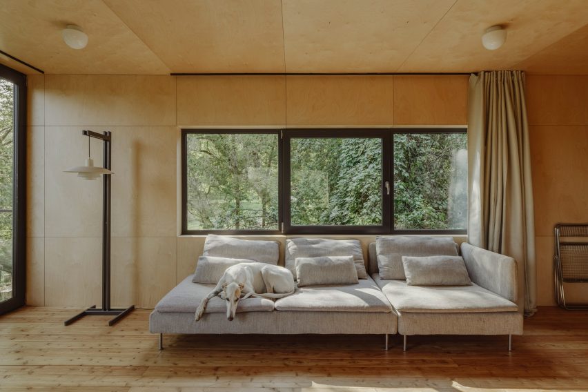 Portable Cabin is a shipping container home that was designed by Wiercinski Studio