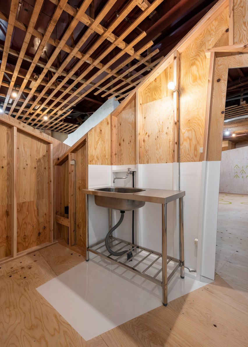 Yoridoko employment centre in Japan features plywood interiors