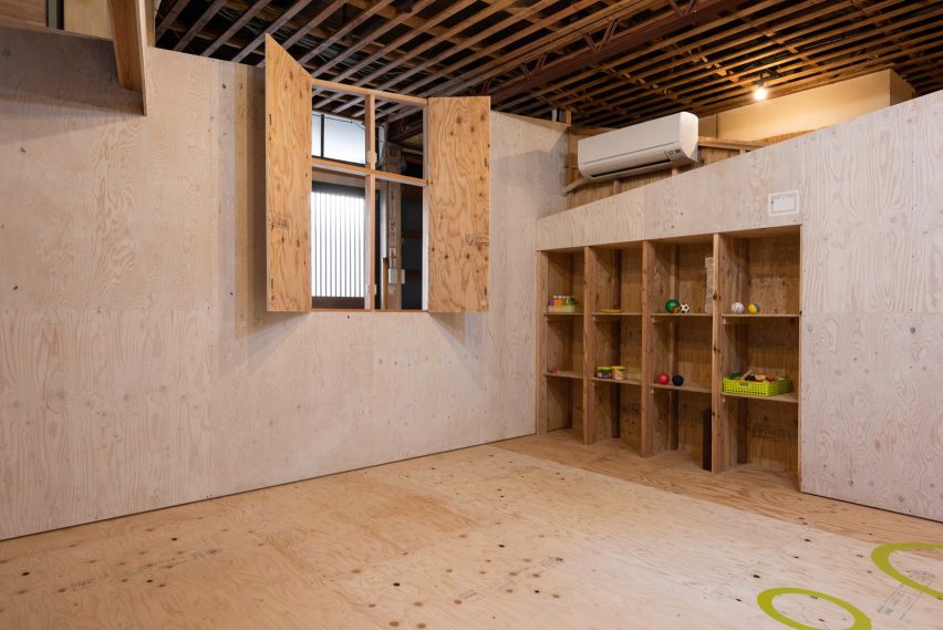 Yoridoko employment centre in Japan features plywood interiors